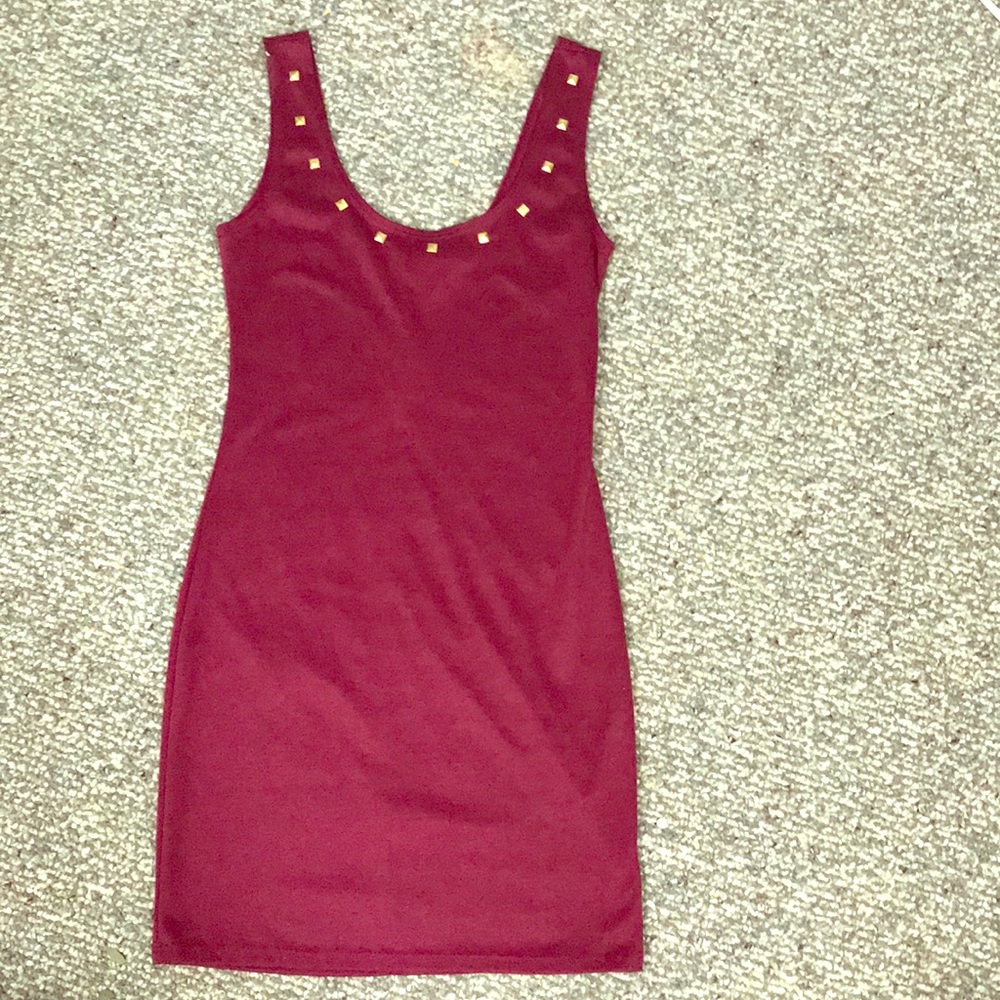 Burgundy Charlotte Russe dress